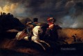 Two Soldiers On Horseback battle Horace Vernet